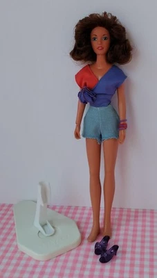 1980 Kenner Darci Friend Erica Moda Muñeca Top Zapatos Difícil de Encontrar Soporte Pulseras Foto 1 de 4