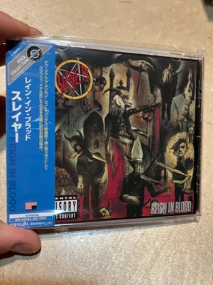 SLAYER reign in blood JAPAN EDITION CD 2002 UICY-2012 W/OBI THRASH METAL - Imagem 1 de 3