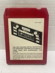 Ford Motor Company Presents QUADRASONIC SOUND FOR TODAY 8 Track Tape - Picture 1 of 4