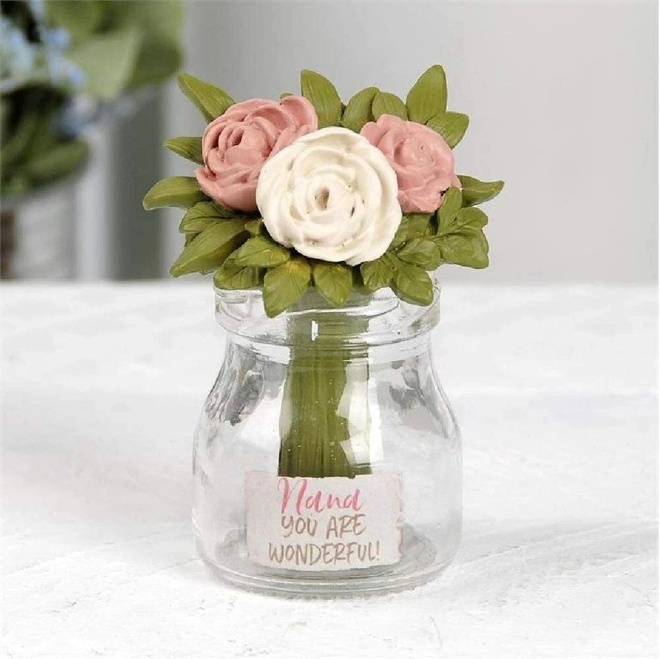 NANA вы чудесный цветок ваза смолы новый цветок ведро Барбара Ллойд 3,5 - Изображение 1 из 1