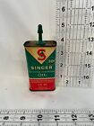 Vintage Singer Sewing Machine Oil Tin Can  .30 Cents