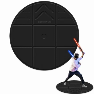 BESWINVR VR Mat- Foldable for Meta Quest 3/3S/2, HTC Vive PSVR2 Vision Pro Valve Index