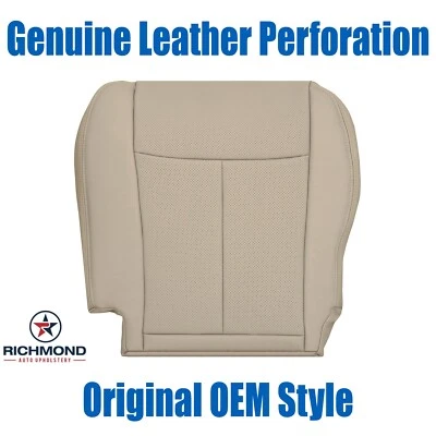 For 2013-2018 Nissan Altima -Driver Side Bottom GENUINE Leather Seat Cover Tan - Image 1 of 4