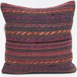 20"x20" Handmade Kurdish Kilim Pillow Cover - Vintage Home Decor - Picture 1 of 3