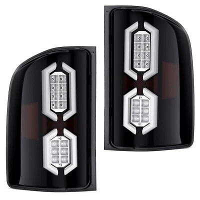 LED Tail Lights For CHEVY SILVERADO 2007-2014 1500/2500/3500;Smoke Lens Foto 1 de 4