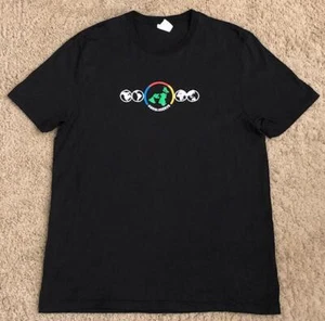 Google Serve Google.org Employee Men's Black T-Shirt Size Medium - Picture 1 of 5