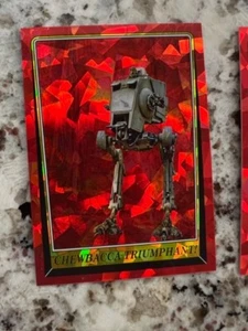 2023 TOPPS CHROME SAPPHIRE STAR WARS RETURN JEDI CARD CHEWBACCA TRIUMPHANT #110 - Picture 1 of 1