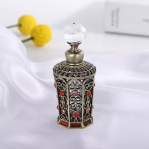 Botellas de perfume vintage de 12 ml contenedores de aceite esencial de cristal hueco de vidrio - Imagen 1 de 7