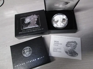 2024 US Mint American Eagle Proof Silver 1 Ounce Coin - Picture 1 of 3