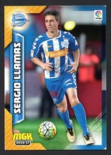 SERGIO LLAMAS #17 ALAVES 2016-17 CHROME PANINI MEGACRACKS LA LEAGUE 16/17