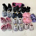 Build A Bear Lot of 13 Pair Shoes + Skateboard. Sketchers Skates Boots Slippers