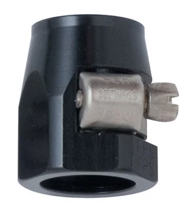 Fragola 280208 -8 AN E-Z Clamp BLACK Anodized Hose End Fitting @ Speed Tech - Picture 1 of 1