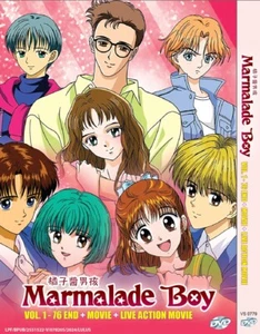 ANIME MARMALADE BOY VOL. 1-76 END + MOVIE + LIVE ACTION MOVIE DVD REGION ALL - Imagen 1 de 5