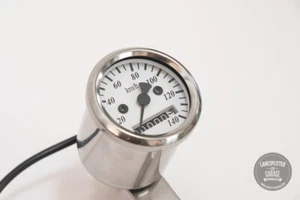 Chrome Super Mini Speedo for your Cafe Racer / Tracker / Custom - Picture 1 of 5