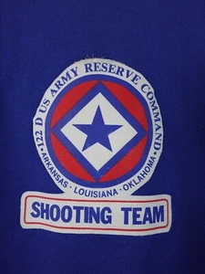 Vintage Jerzees Made in USA Crewneck Gr. Large US Army Reserve Command Shooting Team - Bild 1 von 12