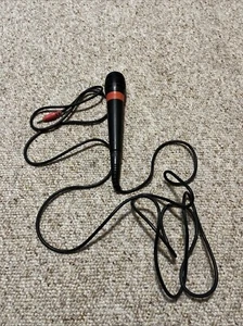 Singstar Microphone PlayStation 2 3 PS2 PS3 RED NO USB DONGLE - Picture 1 of 7