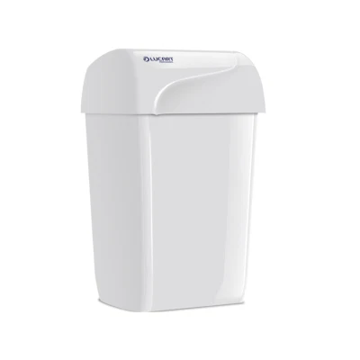 LUCART NOVATISSUE SAS Cubo de basura Lucart Identity Invisibin blanco 43 l cubo de basura papelera sanitaria