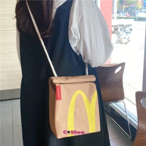 Creativo Bolso de Hombro Bolso Mensajero Divertido Estudiante Bolso Escolar Lona Mochila - Imagen 1 de 9