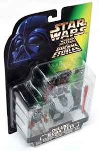 Kenner Deluxe Boba Fett + Wing Blast Rocket Pack POTF Star Wars Figure - Picture 1 of 4