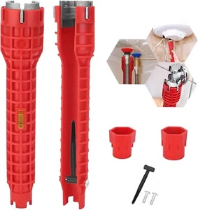 8 in1 Sink Basin Multifunction Faucet Wrench Install Tap Spanner Installer Tools - Picture 1 of 6