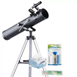 Kids Telescope Moon Gazer Series with 35X-350X 76mm Reflector Telescope Kit 3 - Picture 1 of 6