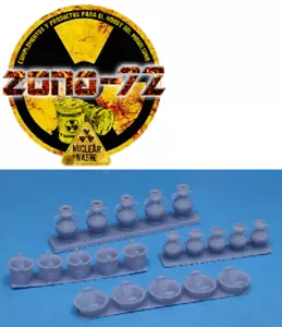 Cubo, Jarra, Jarrón, Cesto, Bucket, Pitcher, Vase, Basket 1/35, 1/48, 1/72, 3D - Foto 1 di 9