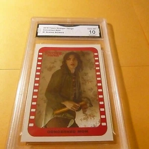 JOYCE BYERS CONCERNED MOM 2018 STRANGER THINGS SERIES 1 STICKERS # 1 GRADED 10 - Picture 1 of 2