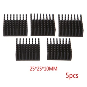 HEATSINK Aluminum Radiator Black Anodize Heat Sink Electronic Chips Cooling - Afbeelding 1 van 8