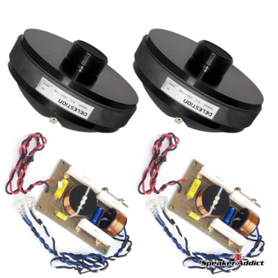 PAIR Tweeter Horn driver 2way Starter Kit Passive Crossover Celestion CDX1-1746 - Image 1 of 4