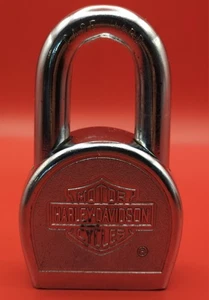 Harley Davidson Master Lock Co.  Case Hard Heavy Duty #220 No Key (Lock Only) - Picture 1 of 7