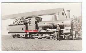 Motor Clase H 28 Terowie ANTIGUA foto real postal South Australia Railways c1909 - Imagen 1 de 2