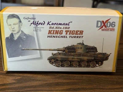 Dragon Armor 1:72 King Tiger, A. Kurzmaul, 2/sAbt. 503, Budapest 1944, No. 60223 - Image 1 of 4