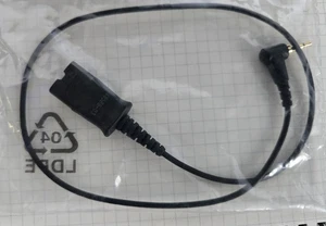 6 x Plantronics 2.5mm to QD cable P/N 64279-02 for Cisco SpectraLink & Linksys - Picture 1 of 1