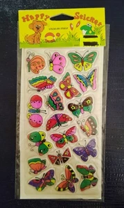 Vintage Butterfly Puffy Stickers - Photo 1 sur 1