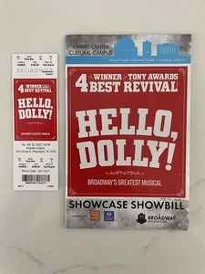 Boleto Hello Dolly 2020 Playbill Academia de Música de Filadelfia Carmello - Imagen 1 de 11