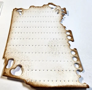 Bloc de notas rasgado papel diario basura troquel de corte de metal delgado 1-7/8" x 2-7/8" - Imagen 1 de 2