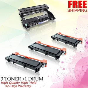 3 TN660 + 1 DR630 Toner Drum for Brother MFC-L2700DW MFC-L2740DW DR660 Printer 4 - Picture 1 of 1