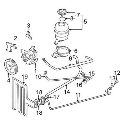 For BMW 550i 2006-2010 BMW 32416852469 Power Steering Pump Mounting Bolt — 第 1/4 张图片