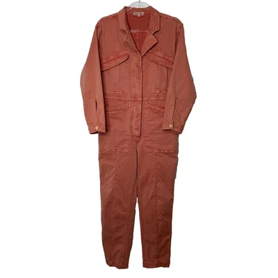 Alex Mill Expedition Jumpsuit Womens M Orange Coral Boilersuit Utility Gorpcore - Image 1 of 4