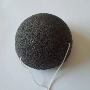 Esponjas Faciales Bambú Activado Carbón para Limpieza Facial Hombre y Mujer (Negro) - Imagen 1 de 11