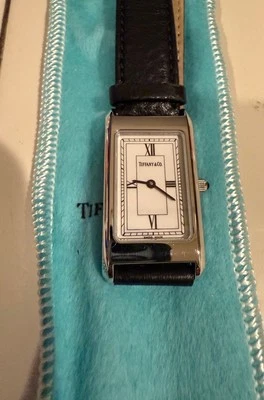 Reloj Tiffany & Co Vintage 1996 Rectangular Número Romano Foto 1 de 4