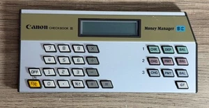 Canon Checkbook III Money Manager Personal Calculator – Untested - Picture 1 of 9