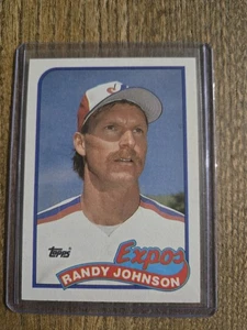 Randy Johnson ROOKIE 1989 Topps #647 Montreal Expos RC MLB Hall Fame 2.4JL - Bild 1 von 2