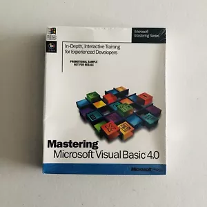 Mastering Microsoft Visual Basic 4.0 - Microsoft Mastering Series CD-ROM Sealed - Picture 1 of 11