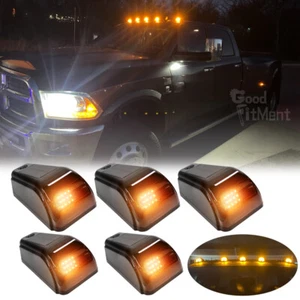 5X Luces LED de cabina con energía solar inalámbricas para techo luz marcadora para Ram 1500 - Imagen 1 de 16