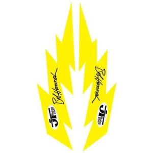 VINTAGE MOTOCROSS JT Racing Motocross decal sticker set RM YZ CR KX Honda 2Pcs - Foto 1 di 1