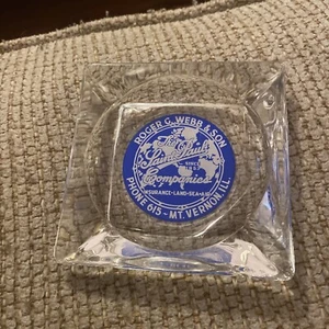 Vintage The St. Paul Companies Ashtray Roger G. Webb & Son Mount Vernon Illinois - Picture 1 of 4