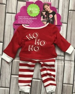 Dollie & Me Christmas HO HO HO Doll Outfit Fits 18" Dolls DOLL OUTFIT ONLY - Picture 1 of 3