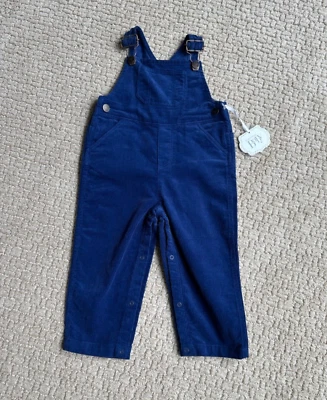 Mono de pana Nordstrom Baby azul marino talla 18 meses nuevo con etiqueta Foto 1 de 4