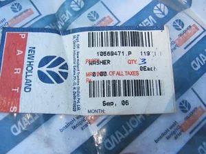 NOS New Holland 10569471 Packung mit 3 Sicherungsscheiben - Bild 1 von 2